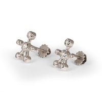 Dendritic Diamond Earrings