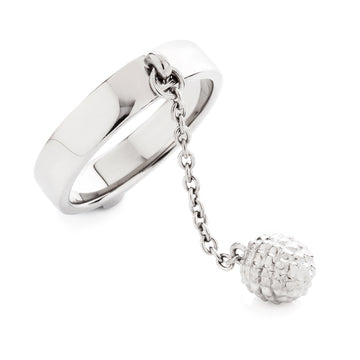 Typhoon Palace Gunmetal Shackle Ring