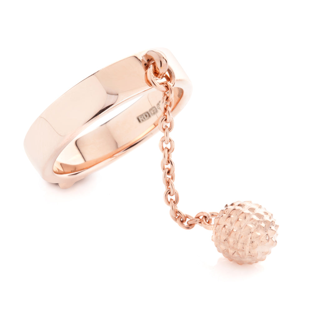 Typhoon Palace Rose Gold Shackle Ring