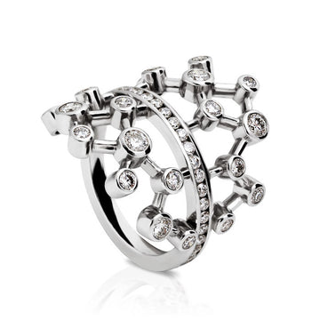 Diamond Dendritic Ring