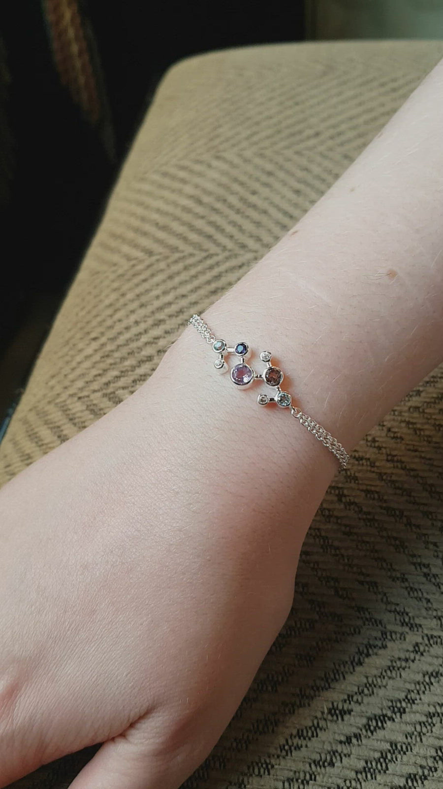 Dendritic Silver Bracelet